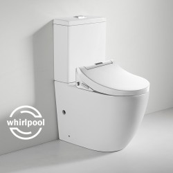 Electric Intelligent Self Hygiene Instant Heating Toilet Cover Seat with Back To Wall Toilets Suite Two Piece Toilets